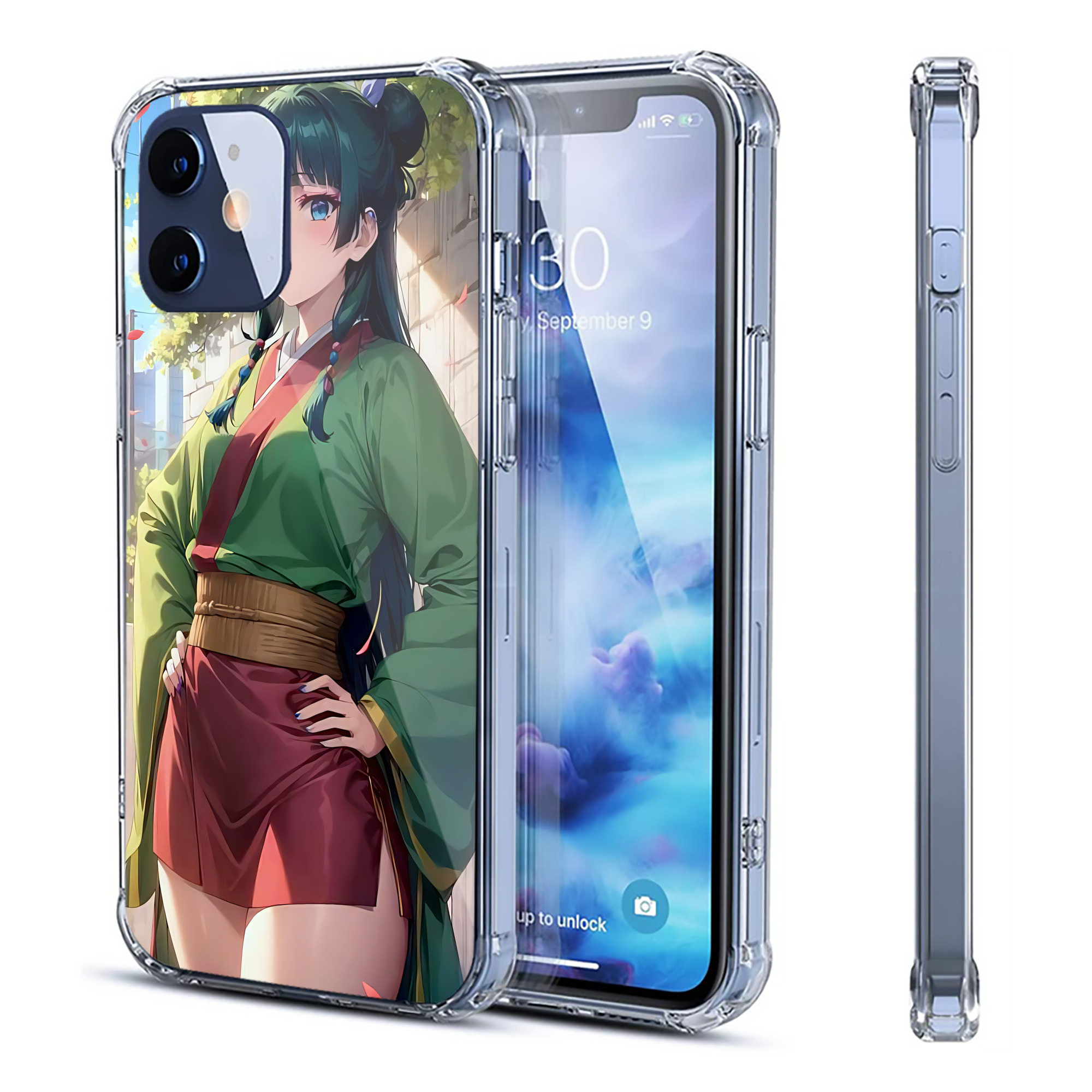 （画像用） 薬屋のひとりごと The Apothecary Diaries 【iPhone 12シリーズ対応】透明スマホケース（クリアソフトケース）